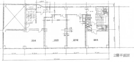 東京銀座ビルディング 2階202 平面図