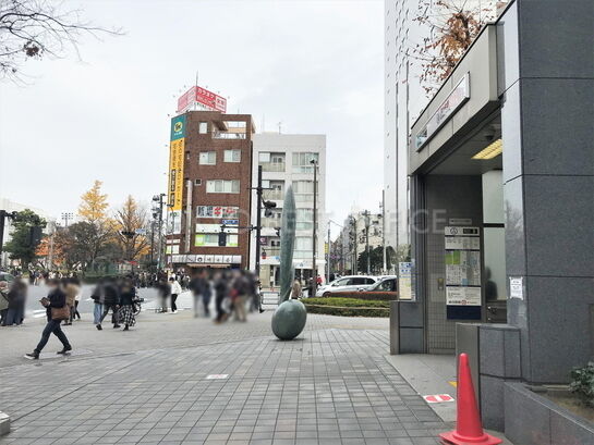 北斎通り側地下鉄入口