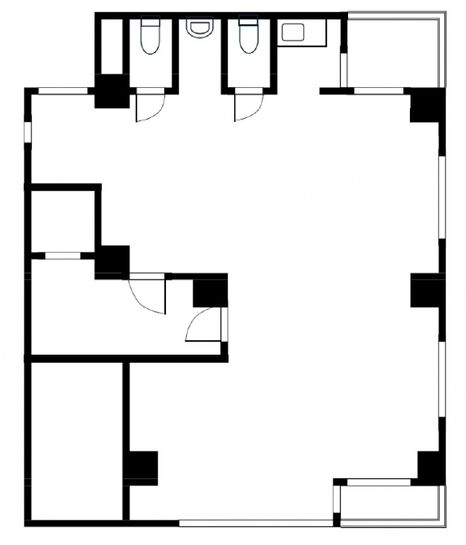 ジャストプレイスビル 3階 平面図