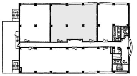 第一飛翔ビル 3階B 平面図