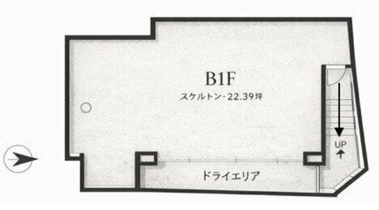 ティアラビル 地下1階 平面図