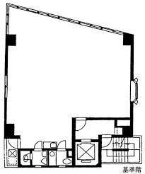 神田荒木ビル 3階 平面図