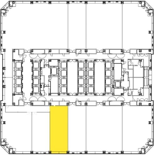 晴海アイランドトリトンスクエアオフィスタワーY棟 9階⑦ 平面図