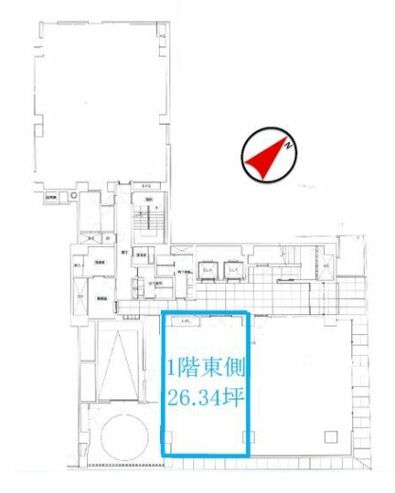 アーク銀座ビルディング 1階東 平面図