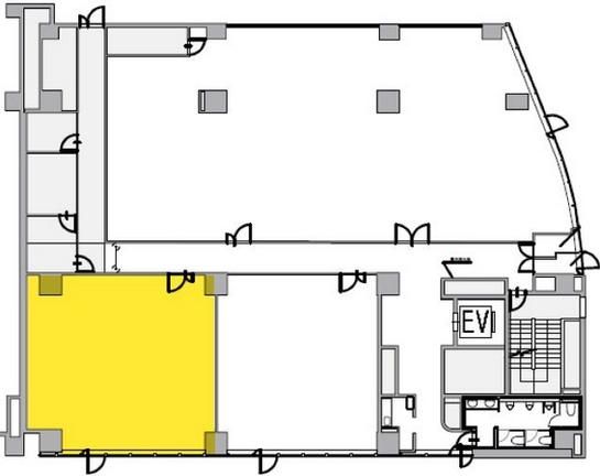 日刊スポーツビル 2階202 平面図