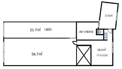 南砂6町目貸店舗 1階 平面図