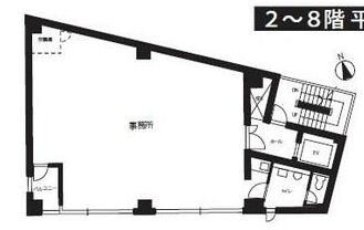 マスマンビル 8階 平面図