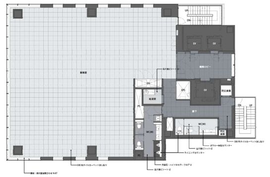 CIRCLES+新橋（サークルズプラス新橋） 9階 平面図