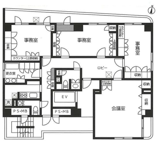 サニープラザ新宿御苑 9階 平面図