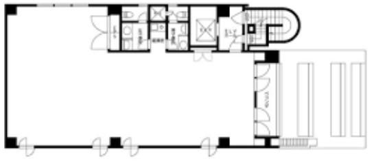 ユーデン浜松町ビル 8階 平面図