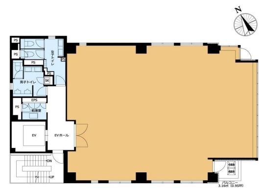 VORT虎ノ門Ⅱ(VPO虎ノ門一丁目) 7階 平面図