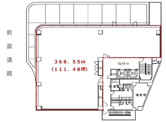 いちご本郷ビル 6階 平面図