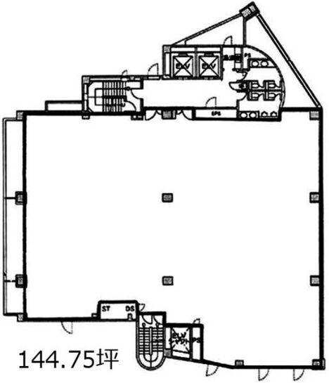 寿光ビル(港区) 3階 平面図