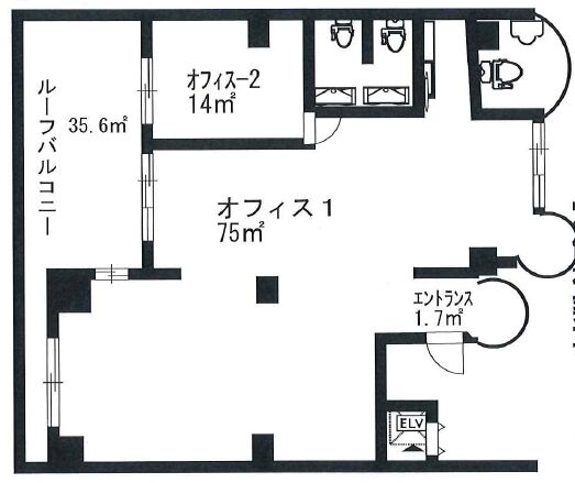 五反田シティハイツ 9階 平面図