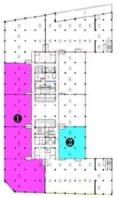 新大手町ビルディング 5階① 平面図