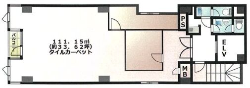 FP五反田ビル 5階 平面図