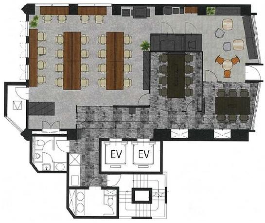 オーイズミ六本木ビル（旧：オーキッドプレイス六本木） 8階 平面図
