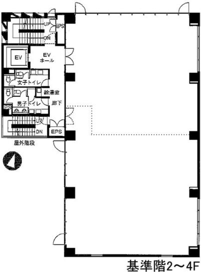 渋谷TSKビル 4階 平面図