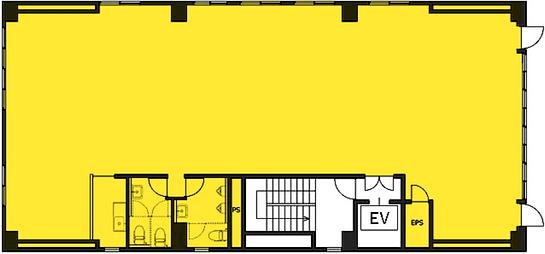 滋賀銀行東京事務所ビル 4階 平面図