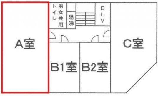 IB第一ビル 4階A 平面図