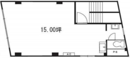 新宿Qビル 3階 平面図