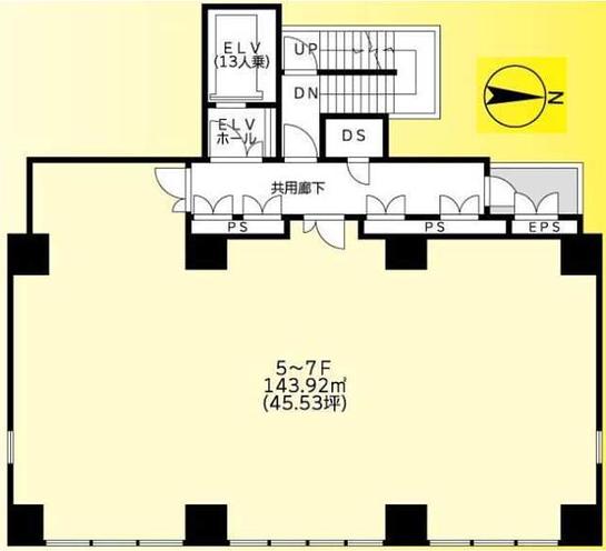 ELMINA錦糸町（エルミナ錦糸町） 601 平面図