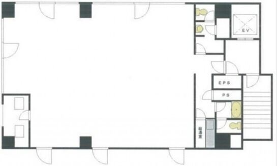 銀座木挽町ビル 5階 平面図