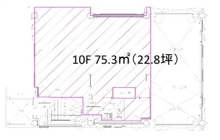 オカモトヤビル 10階 平面図