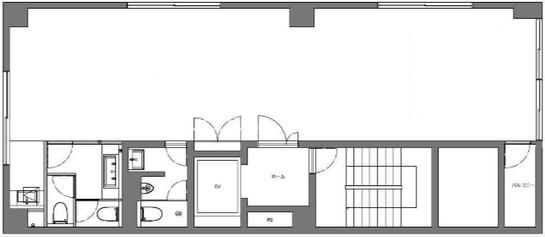 戸羽ビル 2階 平面図