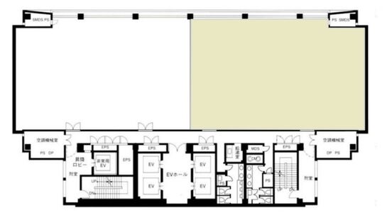 NTビル（品川区） 8階 平面図