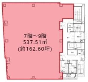 榊原記念ビルディング 7階 平面図