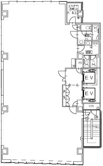 （仮称）新宿区四谷一丁目計画 7階 平面図