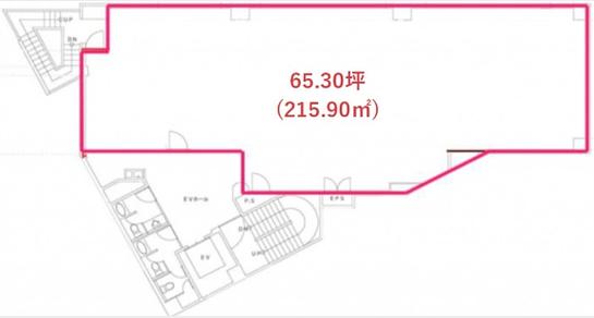 TK猿楽町ビル 3階 平面図