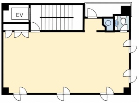 ヒカワザカビル 3階 平面図
