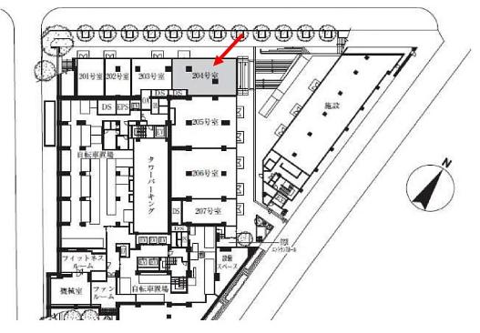 THE ROPPONGI TOKYO PLAZA 2階204 平面図