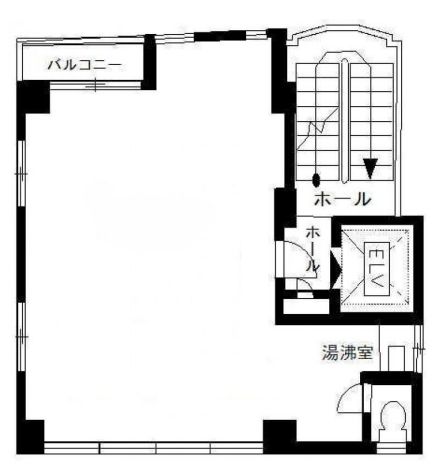 橋爪ビル 4階 平面図