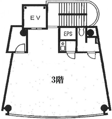 PRIXビル 3階 平面図