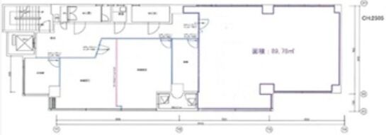 藤原ビルディング 6階 平面図