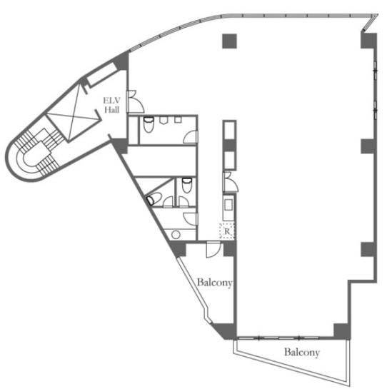 富士ビル（愛住町） 6階 平面図