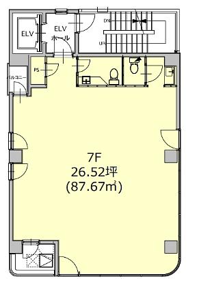 イマスオフィス浜松町 7階 平面図