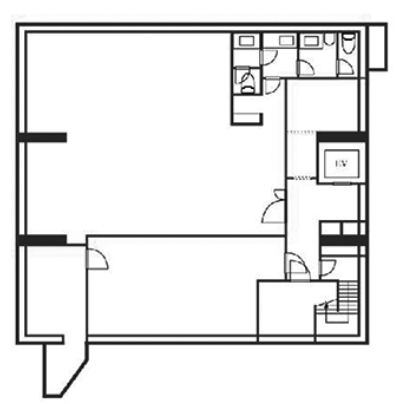 横山ビル 地下1階 平面図