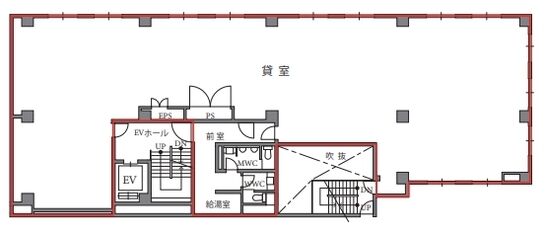 ブライトコアビル 新館3階 平面図