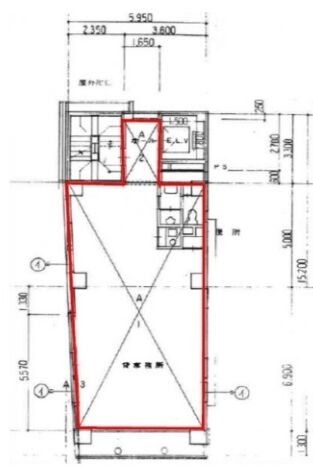 メトロシティ飯田橋 5階 平面図
