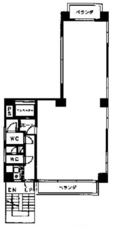 第一榎ビル 4階 平面図