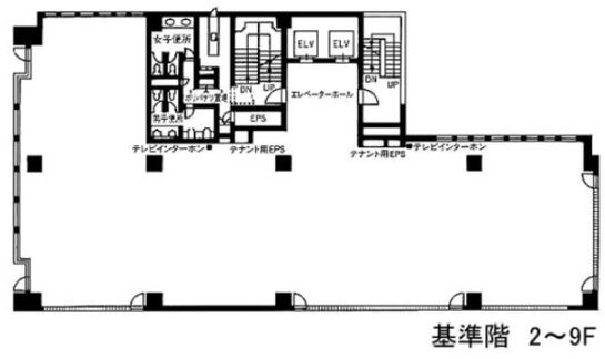 VORT秋葉原BLD.（旧：タームスビル） 2階 平面図
