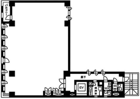 スタウトビル 6階 平面図