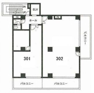 吉川ビル 3階302 平面図