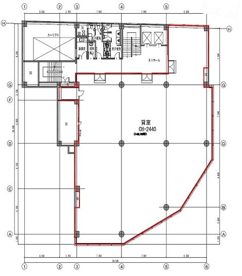 三井住友銀行浅草橋南ビル 6階 平面図