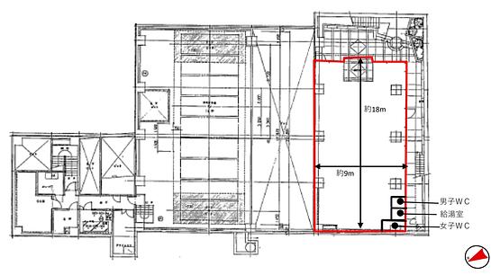 Daiwa西新橋ビル 地下1階 平面図