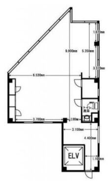 大こく屋第2ビル 4階 平面図